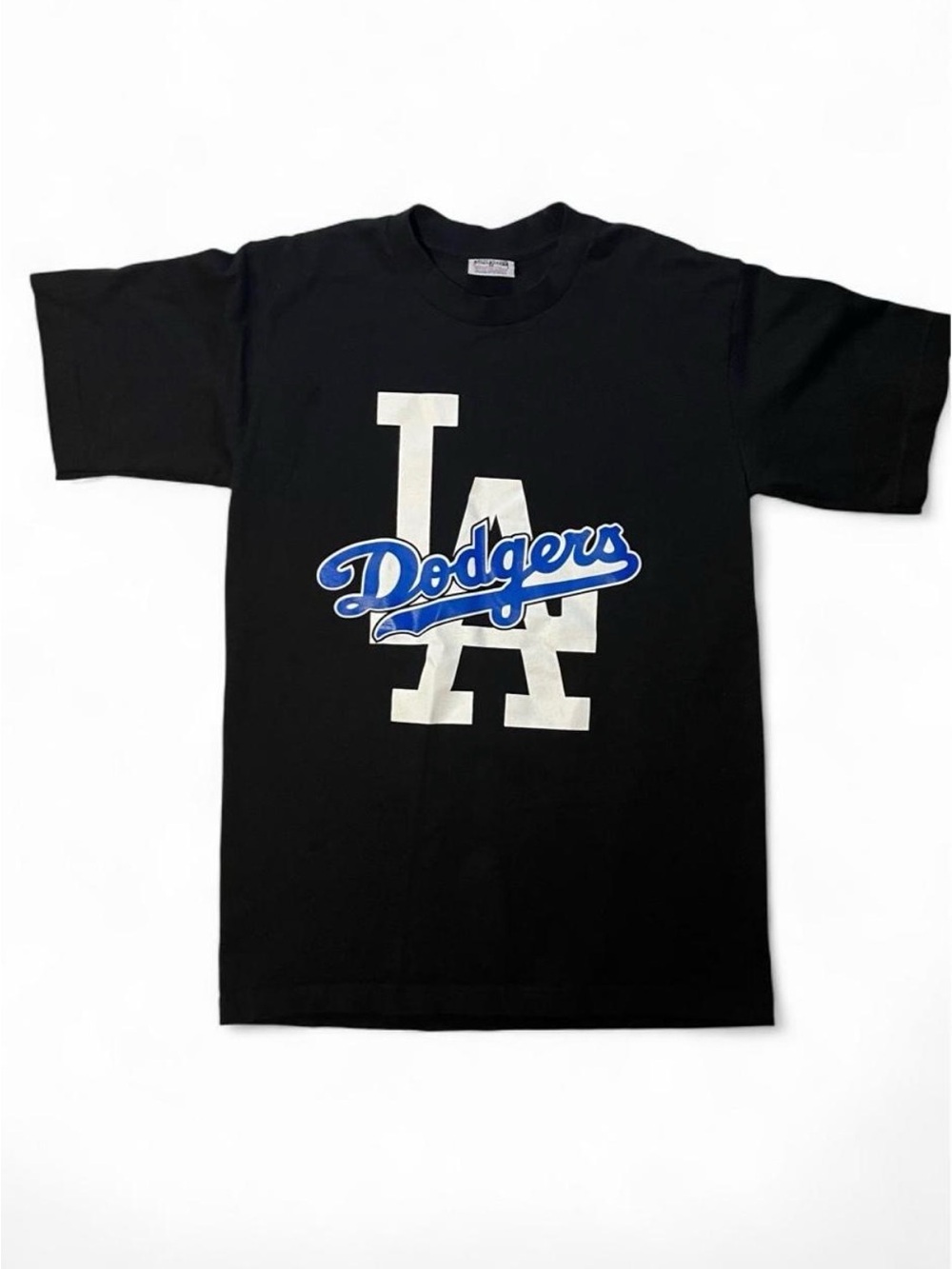 Los Angeles Dodgers Black Graphic Tee - Official Team Script